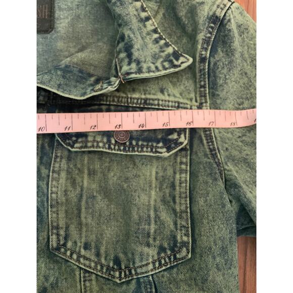 Acid Washed Denim Jacket size Large - Picture 6 of 6